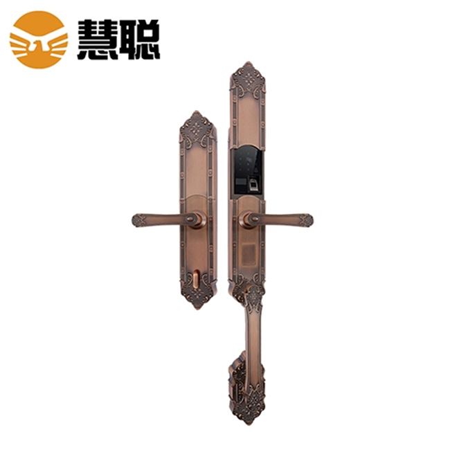 慧聰智能鎖 慧聰HC-01別墅大拉手豪華指紋鎖
