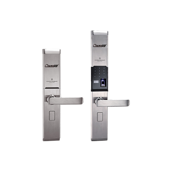 乾道智能鎖 Q720家用防盜門滑蓋式電子指紋鎖