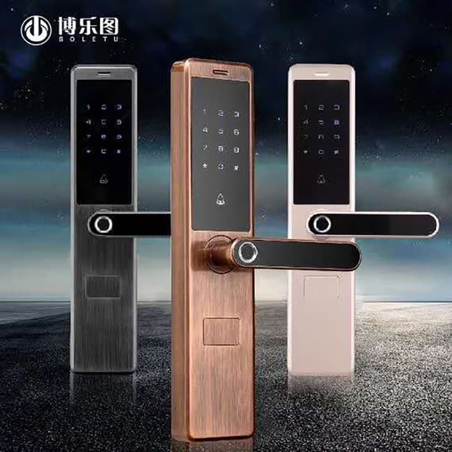 博樂(lè)圖智能鎖 KF-09博樂(lè)圖半自動(dòng)智能指紋鎖