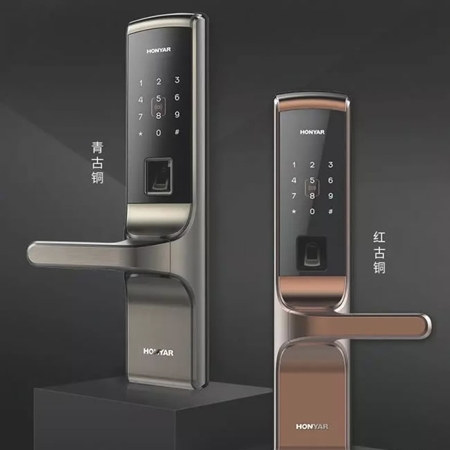 鴻雁智能鎖 lite系列智能云鎖APP遠程開鎖指紋密碼鎖