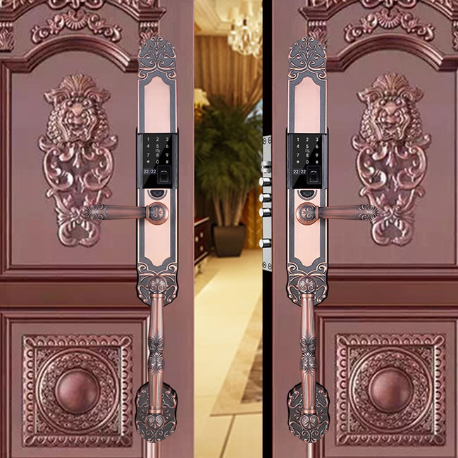 巨石智慧智能鎖 HR-L2X自動豪華別墅指紋鎖