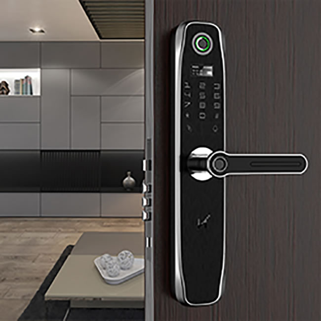 蘭蒂斯智能鎖 H6智能指紋鎖密碼刷卡鎖