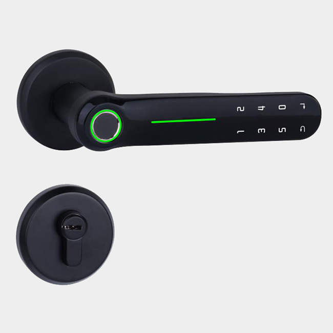 米卡智能鎖 MK-005分體拉手指紋密碼鎖