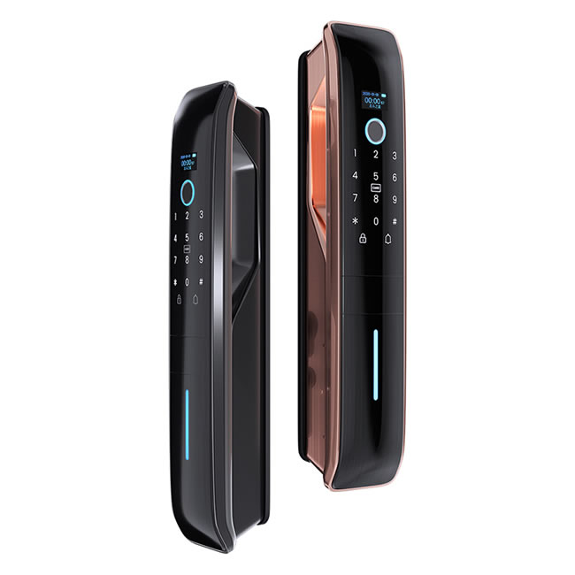 黑帆智能鎖 MJ006家用防盜門全自動密碼鎖