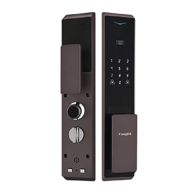 唐締智能鎖 QL01家用推拉式指紋密碼鎖