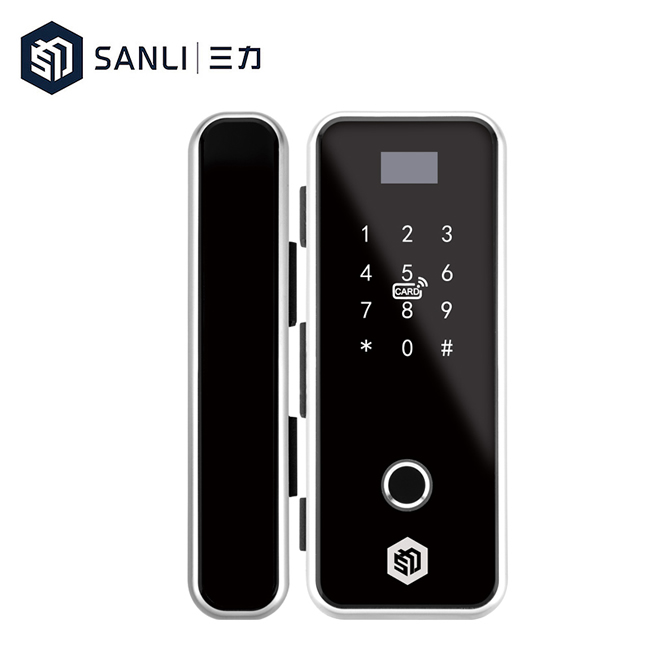 三力智能鎖 辦公玻璃門刷卡密碼智能鎖