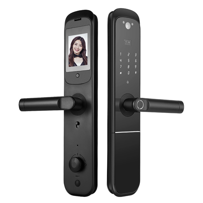 藍(lán)君智能鎖 人臉識別全自動智能鎖指紋鎖