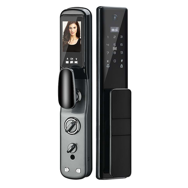 易麟智能鎖 Q01家用防盜門可視貓眼鎖