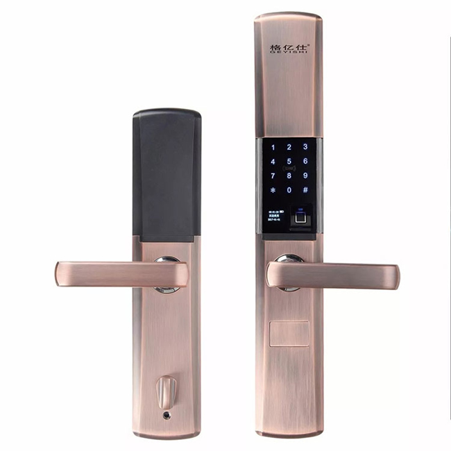 格億仕智能鎖 6099家用半自動滑蓋智能鎖