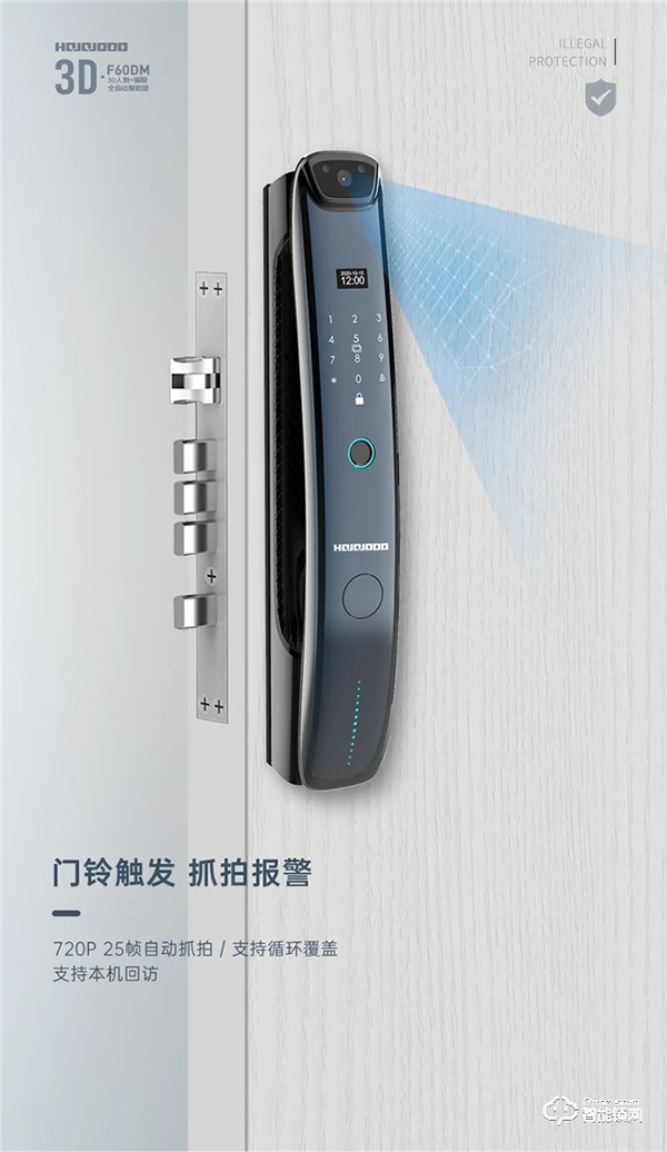 新品首發(fā) | 皇家金盾F60DM全自動3D人臉+貓眼鎖震撼上市 新品首發(fā) | 皇家金盾F60DM全自動3D人臉+貓眼鎖震撼上市