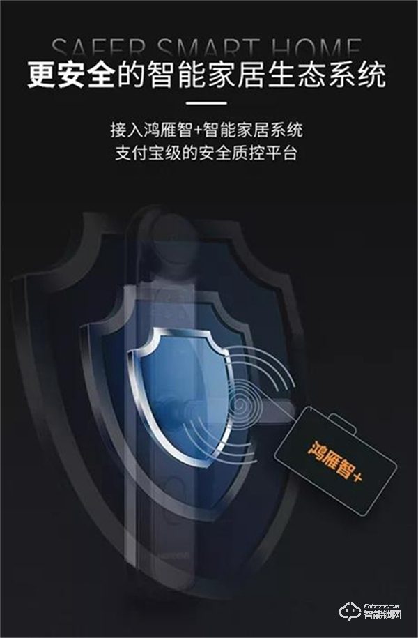 鴻雁IHM1001智能鎖：將指紋植入把手之中，使用頂級半導體指紋模組