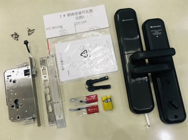 有滑蓋和無滑蓋智能鎖哪個好？櫻花指紋鎖6188真實開箱評