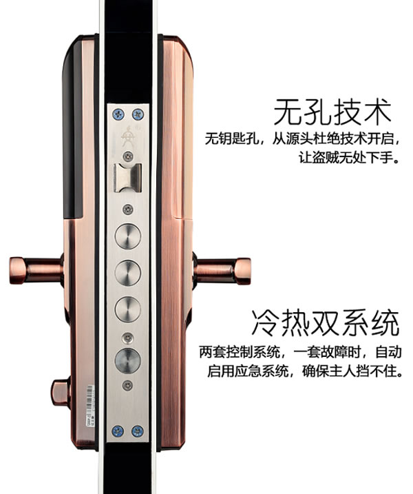 頂吉無孔智能門鎖200F 為安全鑄造新基點 頂吉無孔智能門鎖200F 為安全鑄造新基點
