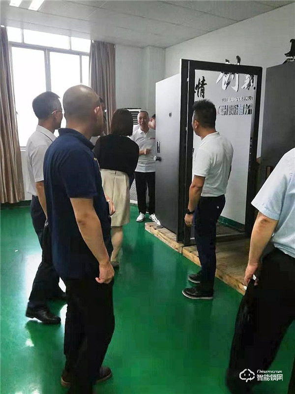 浙江省督查組到索伯菲智能鎖調研指導 浙江省督查組到索伯菲智能鎖調研指導