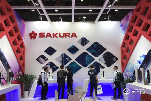 櫻花指紋鎖驚艷亮相2019中國國際五金展 櫻花指紋鎖驚艷亮相2019中國國際五金展
