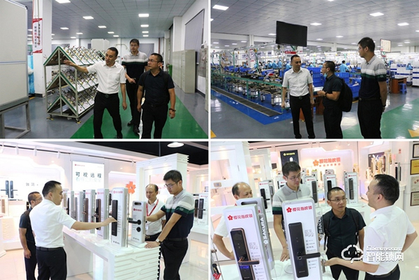 港龍、石榴兩大百?gòu)?qiáng)地產(chǎn)相繼蒞臨櫻花智能鎖考察交流，深化合作，共謀發(fā)展！