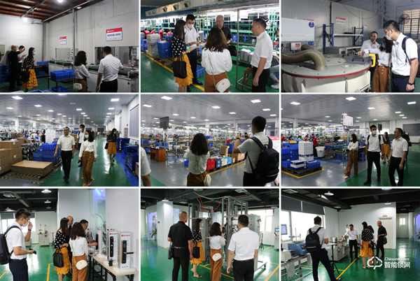 【深化合作 · 攜手并進】益田集團領導一行蒞臨櫻花智能鎖考察交流