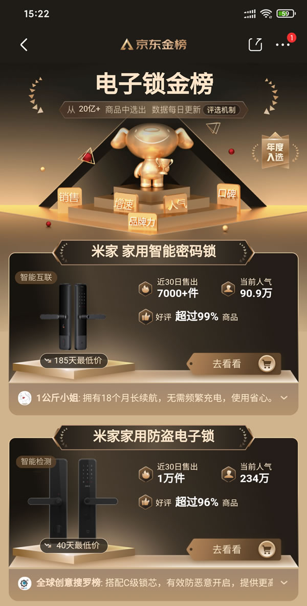 2020年哪個(gè)智能鎖品牌最受關(guān)注？哪款鎖最受歡迎？答案在這里！