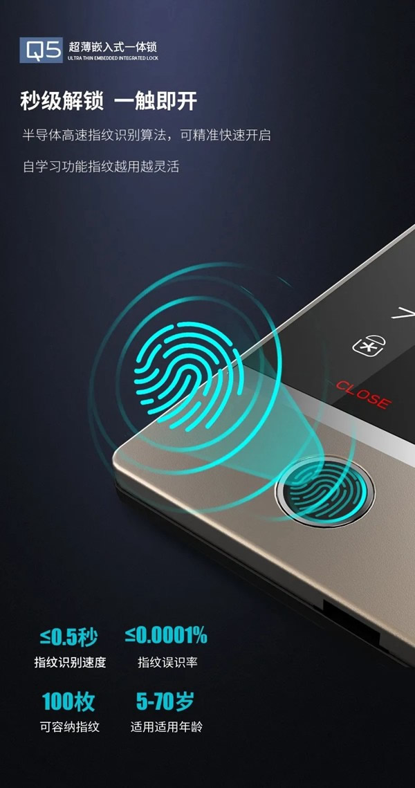 新品亮相· 因特智能鎖Q5 | 超薄嵌入式一體鎖,讓智能有溫度 新品亮相· 因特智能鎖Q5 | 超薄嵌入式一體鎖,讓智能有溫度