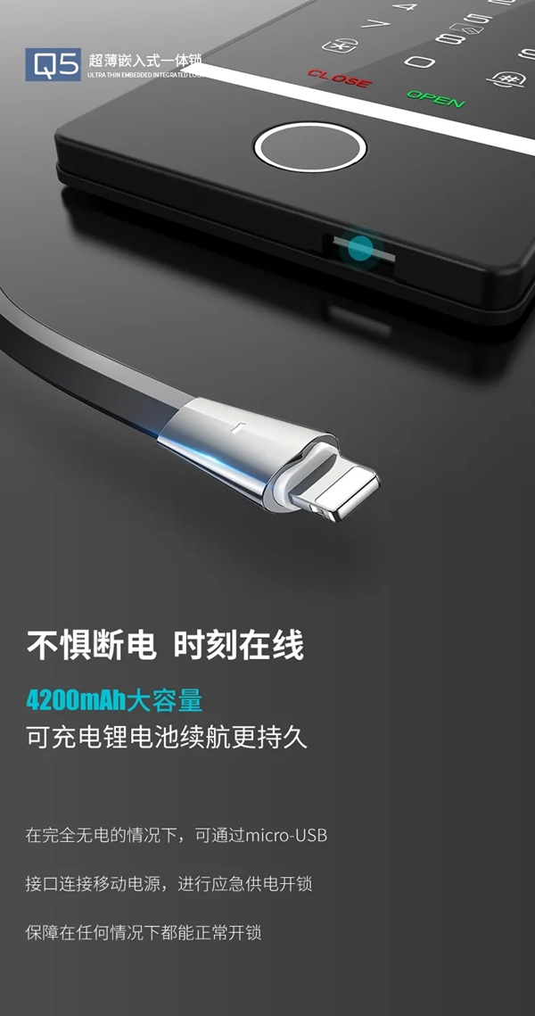 新品亮相· 因特智能鎖Q5 | 超薄嵌入式一體鎖,讓智能有溫度 新品亮相· 因特智能鎖Q5 | 超薄嵌入式一體鎖,讓智能有溫度