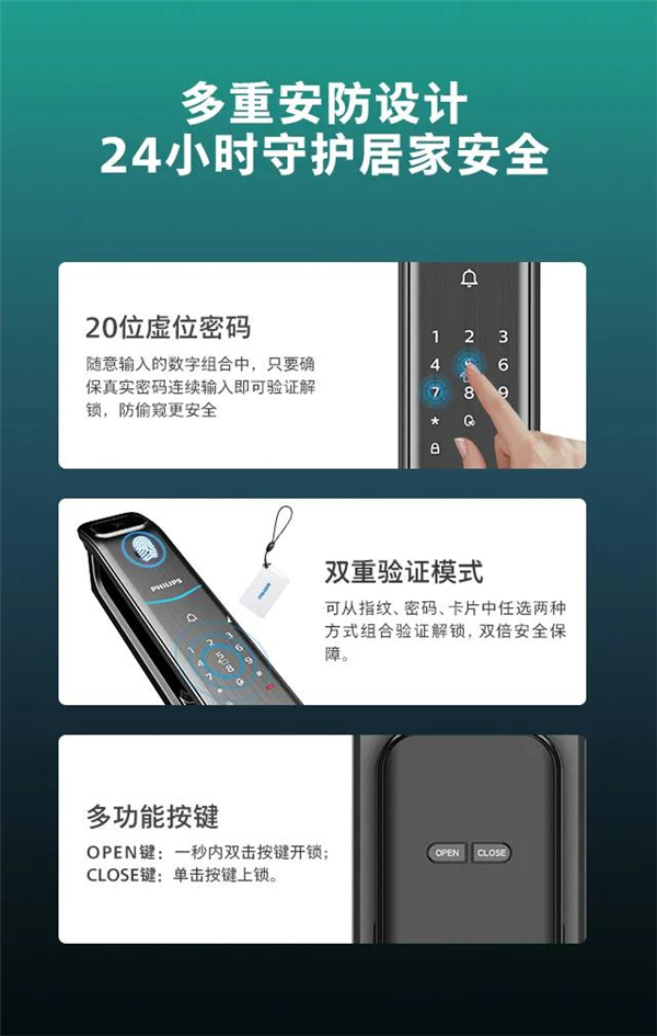 飛利浦智能鎖丨帶屏可視智能鎖DDL708耀目登場 飛利浦智能鎖丨帶屏可視智能鎖DDL708耀目登場