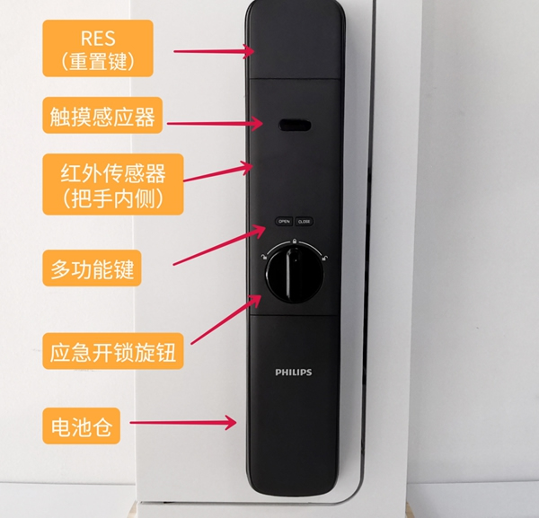 飛利浦智能鎖:DDL702可視智能鎖測評 飛利浦智能鎖:DDL702可視智能鎖測評