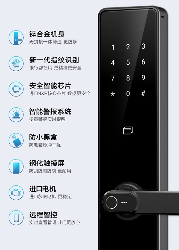 海爾智能門鎖:為穩定耐用而生 海爾智能門鎖:為穩定耐用而生