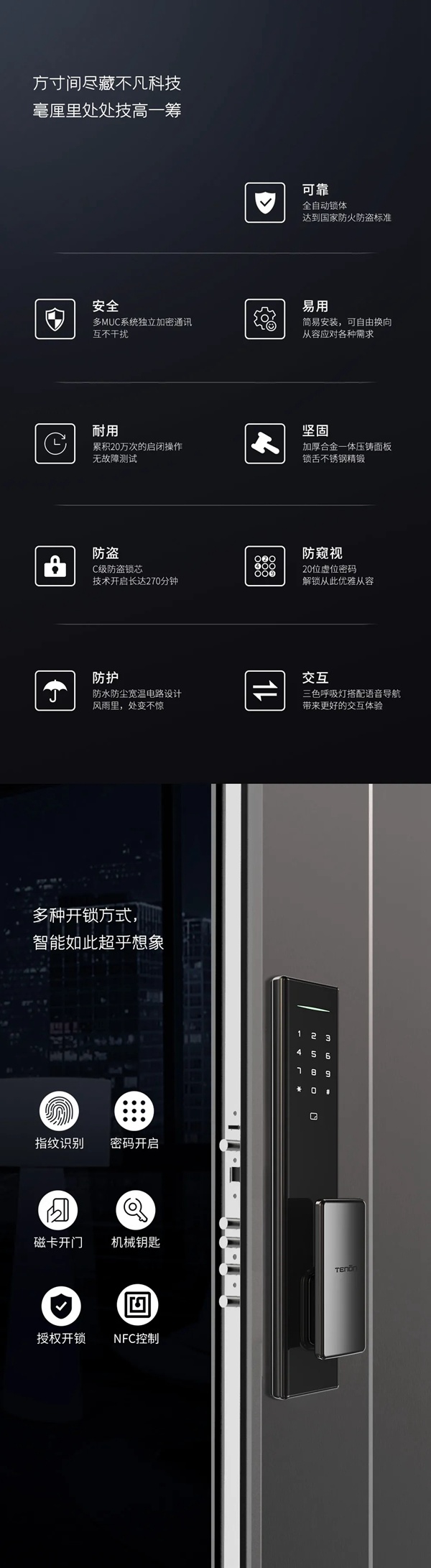 亞太天能A5全新全自動便捷推拉指紋鎖即將上市 亞太天能A5全新全自動便捷推拉指紋鎖即將上市