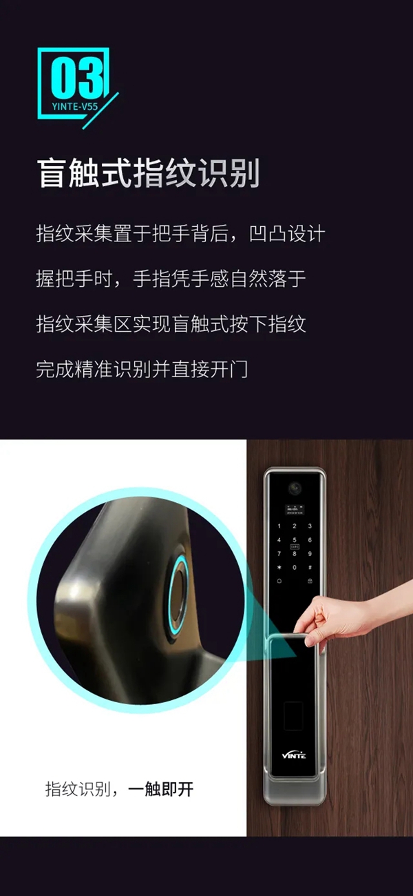 因特智能鎖新品上市:因特V55有哪些優點? 因特智能鎖新品上市:因特V55有哪些優點?