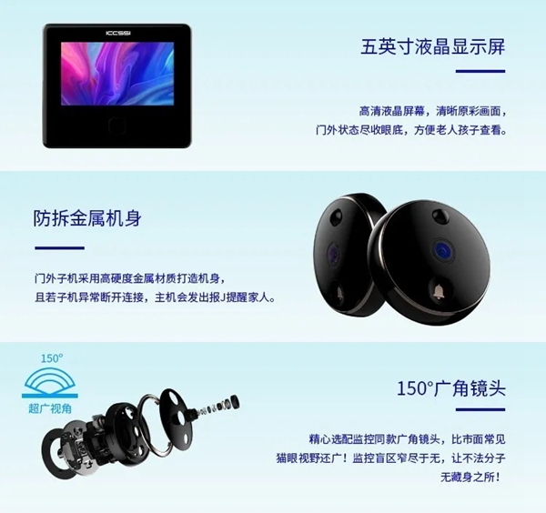 艾棲驚艷新品:視覺盛宴,M3智能貓眼初登場。 艾棲驚艷新品:視覺盛宴,M3智能貓眼初登場。