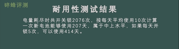 VOC智能門鎖:大神測評 超長續航400天 VOC智能門鎖:大神測評 超長續航400天