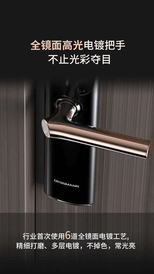 德施曼直板旗艦V8問世!站在智能鎖與藝術品的交匯處 德施曼直板旗艦V8問世!站在智能鎖與藝術品的交匯處