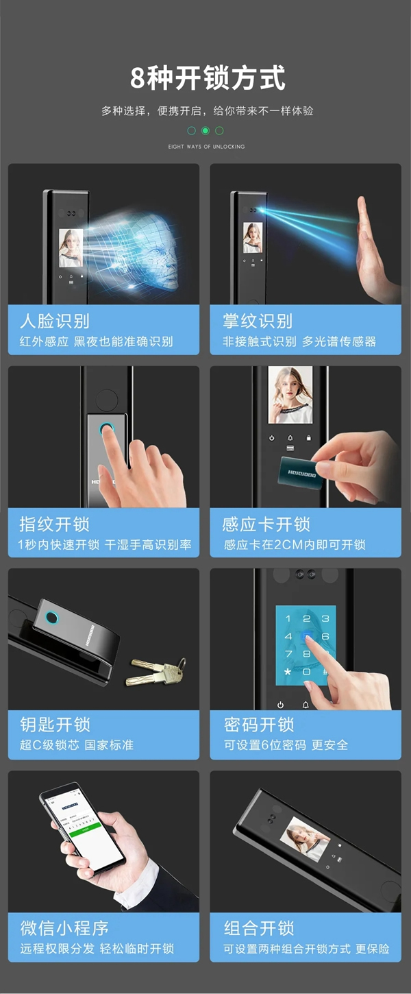皇家金盾S20人臉識別全自動智能鎖震撼發布 皇家金盾S20人臉識別全自動智能鎖震撼發布
