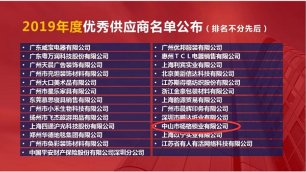 楊格榮獲錦江全球采購2019年度優(yōu)秀供應(yīng)商稱號(hào)