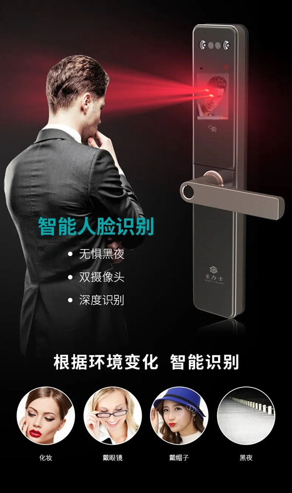 豪力士智能鎖A3-2:人臉指紋鎖和貓眼指紋鎖三大新品全新上市 豪力士智能鎖A3-2:人臉指紋鎖和貓眼指紋鎖三大新品全新上市