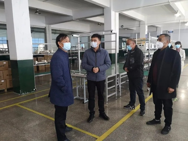 超人智能鎖迎市政協副主席林廣平現場調研指導復工復產 超人智能鎖迎市政協副主席林廣平現場調研指導復工復產
