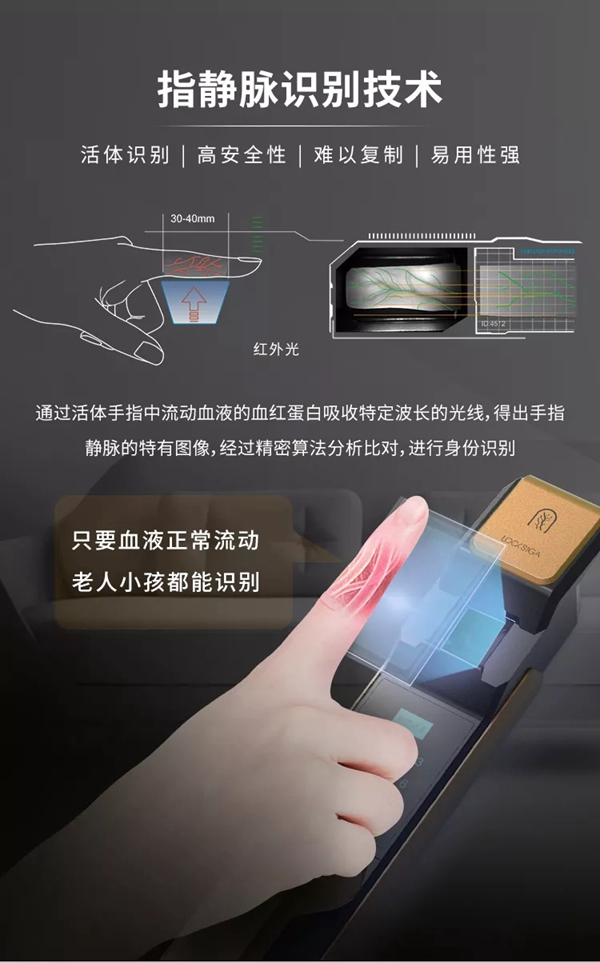 洛克思格S1Pro指靜脈智能鎖 懂你更懂生活 洛克思格S1Pro指靜脈智能鎖 懂你更懂生活