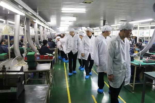 亞太天能智能鎖迎來富力地產領導蒞臨工廠考察指導 亞太天能智能鎖迎來富力地產領導蒞臨工廠考察指導