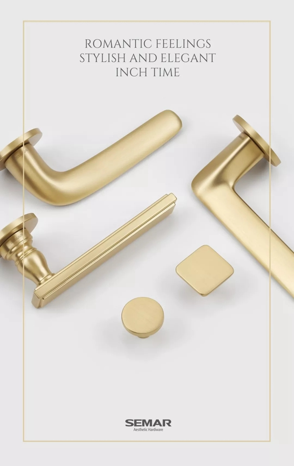  西瑪高端門鎖的太妃金， 盡顯home端裝優(yōu)雅百搭的魅力