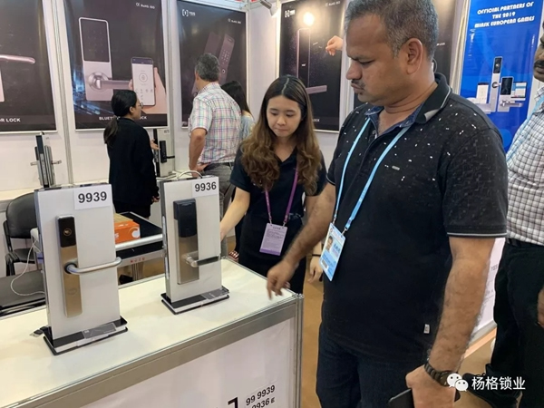 楊格鎖業在2019年第125屆廣交會上C位出道 楊格鎖業在2019年第125屆廣交會上C位出道