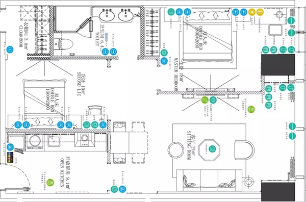 WULIAN南京物聯傾力打造貴陽雙子塔內的智能家居 WULIAN南京物聯傾力打造貴陽雙子塔內的智能家居