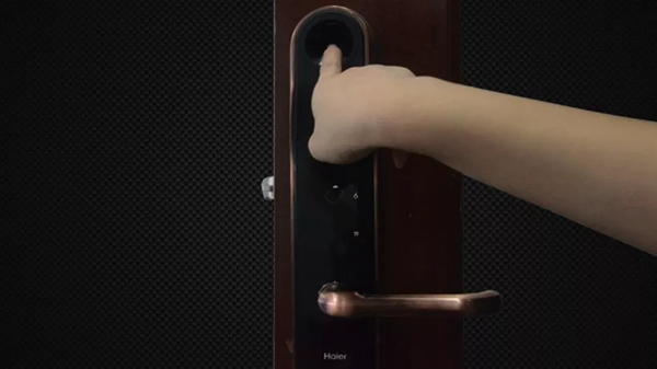 海爾智慧家居教你如何用智能鎖錄入指紋 海爾智慧家居教你如何用智能鎖錄入指紋