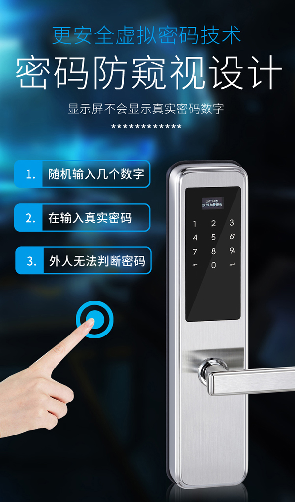 工程用鎖感應密碼防盜門鎖領先知名品牌哪家好？