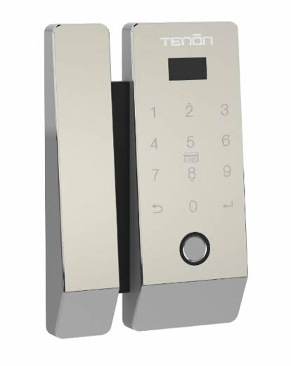 亞太天能TENON玻璃門指紋鎖K5,高效干練精英之選 亞太天能TENON玻璃門指紋鎖K5,高效干練精英之選