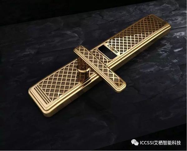ICCSSI艾棲指紋鎖“網格”設計，好看又實用