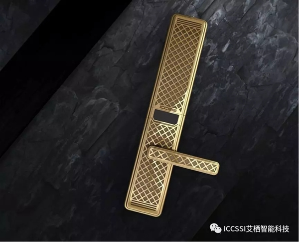 ICCSSI艾棲指紋鎖“網格”設計，好看又實用