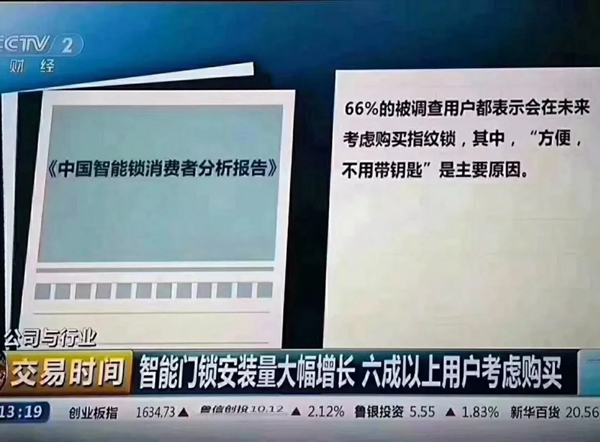 中國智能門鎖50%高速增長，南京物聯智能鎖是您的不二選擇