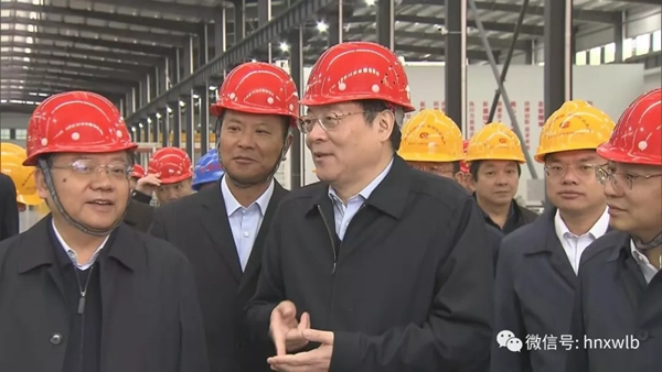 多特智能鎖迎接湖南省省委書記杜家毫一行蒞臨調研