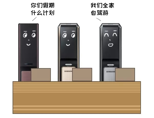 三星智能鎖在家坐鎮，讓你國慶放心出去玩！