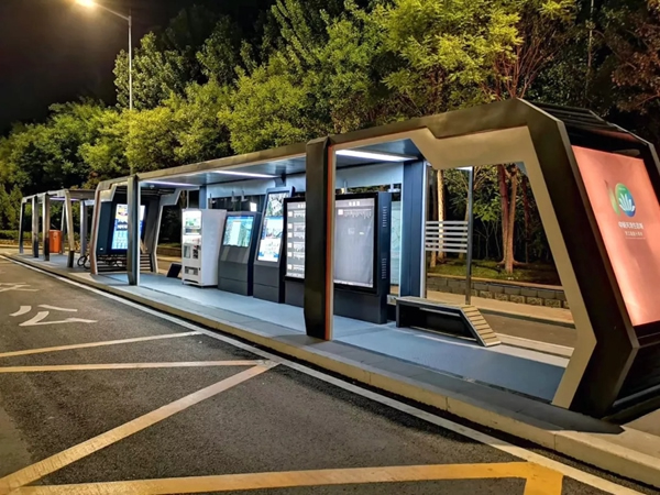 漢能智慧公交站臺再落一城，助力天津中新生態城建設